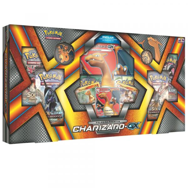 Jogo Pokémon - Box Charizard-GX - Copag