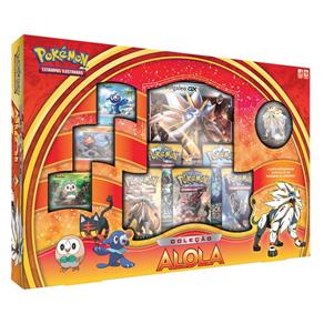 Jogo Pokemon Box Coleção Alola Lunala GX - Copag