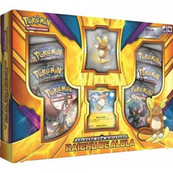 Jogo Pokémon - Box Raichu de Alola - Copag