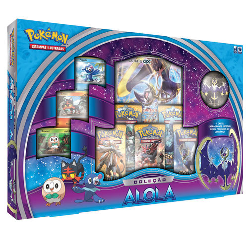 Jogo Pokémon - Coleção Alola - Box Lunala - Copag