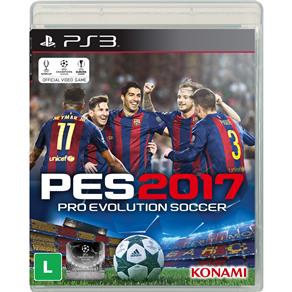Jogo Pro Evolution Soccer 2017 - PS3