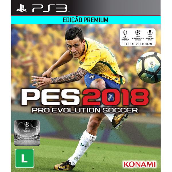 Jogo Pro Evolution Soccer 2018 - Ps3 - Konami
