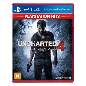 Jogo PS4 - Uncharted 4 - a Thief`s End - PlayStation Hits - Sony