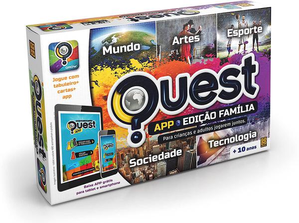 Jogo Quest App Edição Família Grow