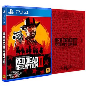 Jogo Red Dead Redemption 2 - Steelbook - PS4