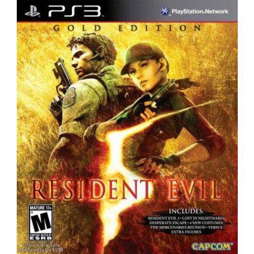 Jogo Resident Evil 5 Gold Edition BR PS3