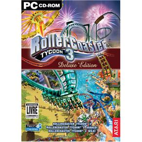 Jogo RollerCoaster Tycoon 3 Deluxe Edition - PC