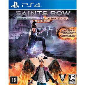 Jogo Saints Row IV Re-Elected + Gat Out Of Hell - Primeira Edição - PS4