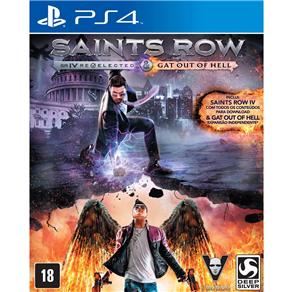 Jogo Saints Row IV Re-Elected + Gat Out Of Hell - PS4