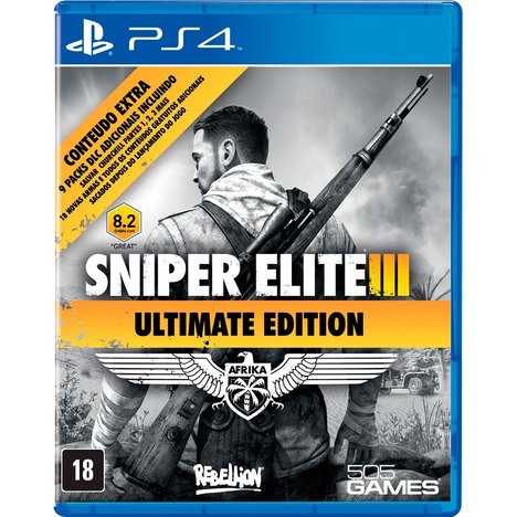 Jogo Sniper Elite Iii: Ultimate Edition - Ps4