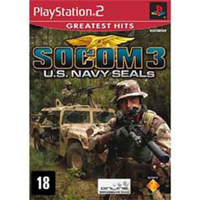 Jogo Socom 3 U.S. Navy Seals - PS2