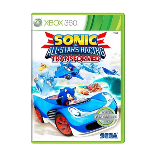 Jogo Sonic & All-Stars Racing: Transformed - Xbox 360