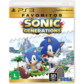 Jogo: Sonic Generations - PS3