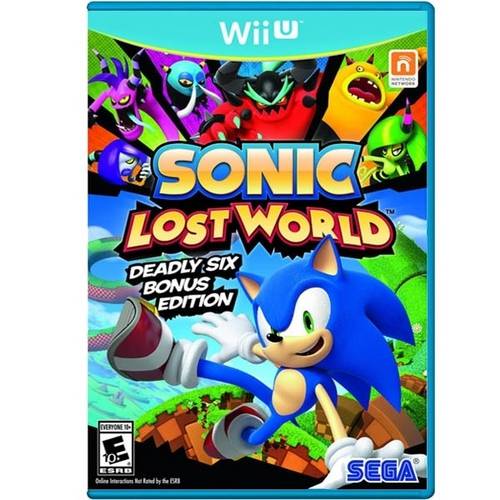 Jogo Sonic: Lost World Deadly Six - Nintendo Wii U