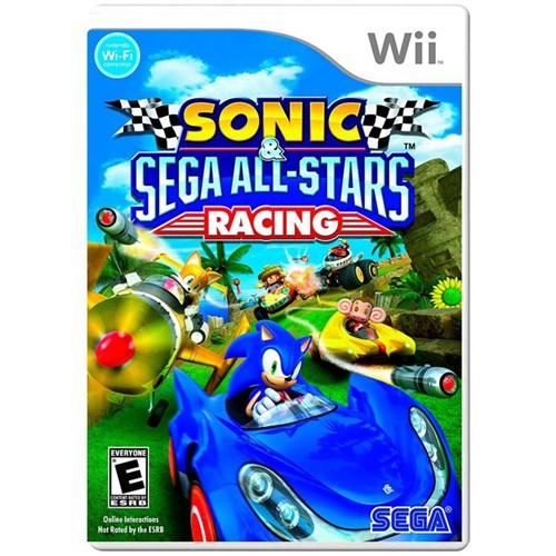 Jogo Sonic & Sega All-Stars Racing - Wii