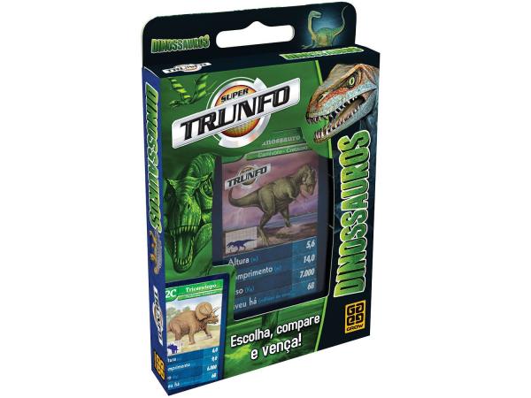 Jogo Super Trunfo Dinossauros - Grow 32 Cartas