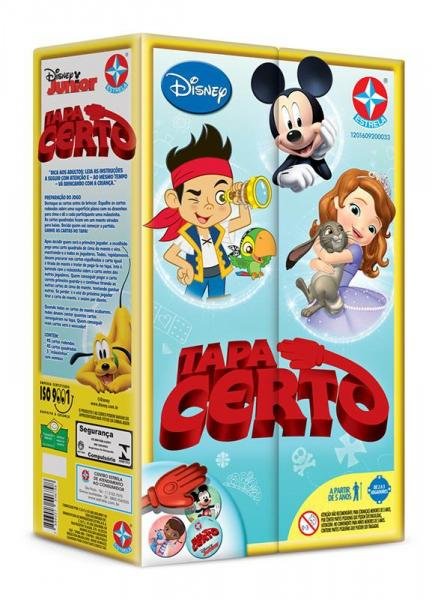 Jogo Tapa Certo Jr. Disney - Estrela