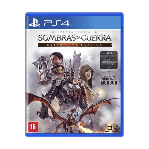 Jogo Terra-média: Sombras da Guerra Definitive Edition Ps4