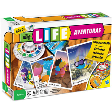 Jogo The Game Of Life Aventuras - Hasbro