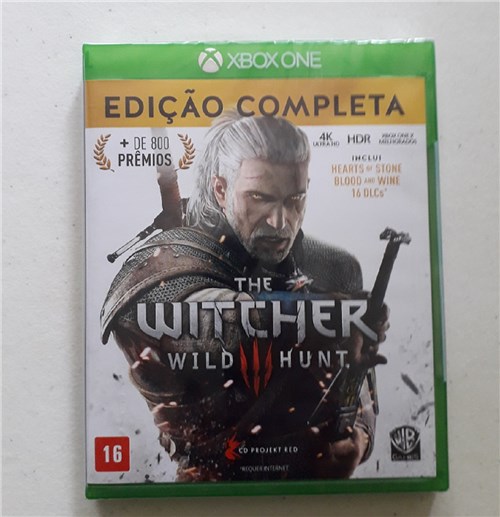 Jogo The Witcher 3 Xone Edição Completa 100 % Português NOVO LACRADO