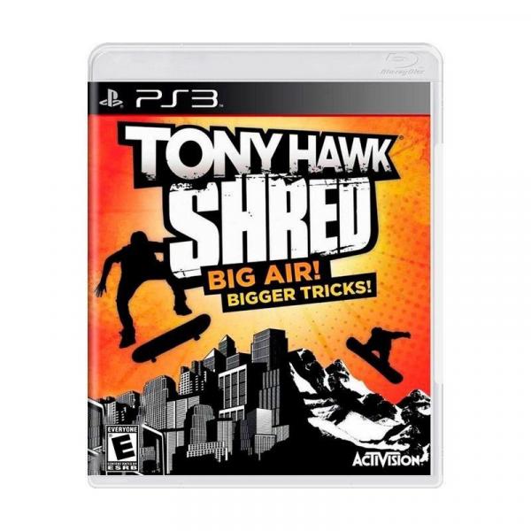 Jogo Tony Hawk Shred Big Air Bigger Tricks Ps3 - Activision