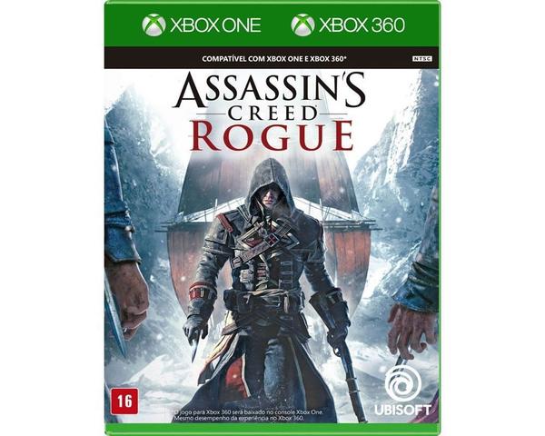 Jogo Ubisoft Assassins Creed Rogue Xbox 360, Xbox One DVD