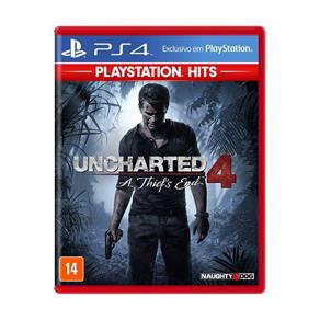 Jogo - Uncharted 4: a Thief`s End - PS4