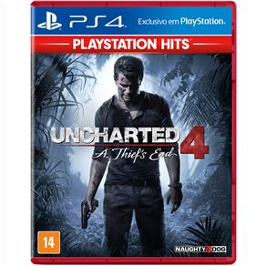 Jogo Uncharted 4: a Thief's End - Playstation Hits - PS4