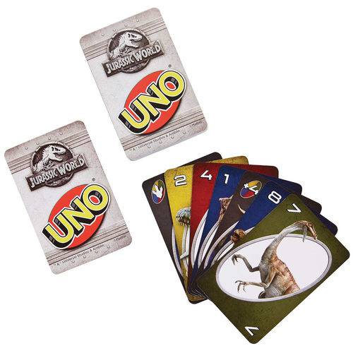 Jogo Uno Jurassic World - 110 Cartas - Copag