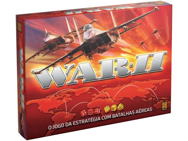 Tudo sobre 'Jogo War II Tabuleiro - o Jogo da Estratégia com Batalhas Aéreas Grow'