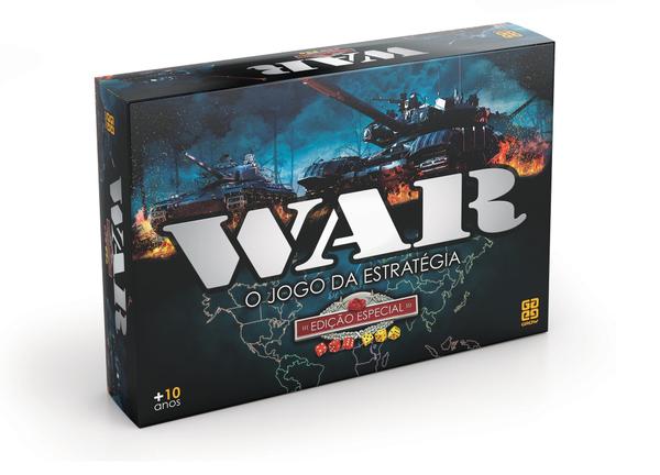 Jogo War Tabuleiro o Jogo da Estratégia - War Edição Especial - Grow