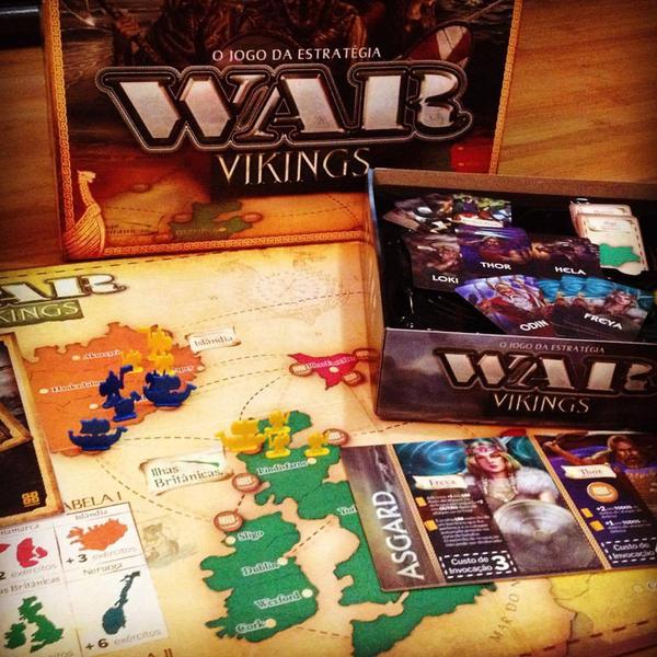 Jogo War Vikings Tabuleiro o Jogo da Estratégia - Grow