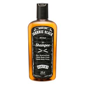 Johnnie Black Shampoo para Cabelo, Barba, e Corpo