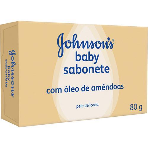 Johnsons Baby Sabonete Oleo de Amendoas 80g - Johnsons
