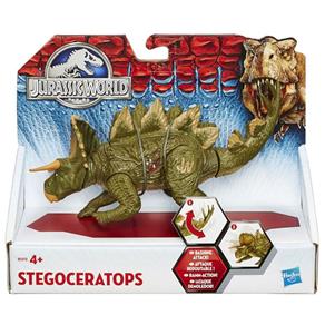Jurassic World Dinossauro Stegoceratops Bash And Bite Hasbro