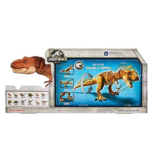 Tudo sobre 'Jurassic World T Rex Mega Mordida - Mattel'