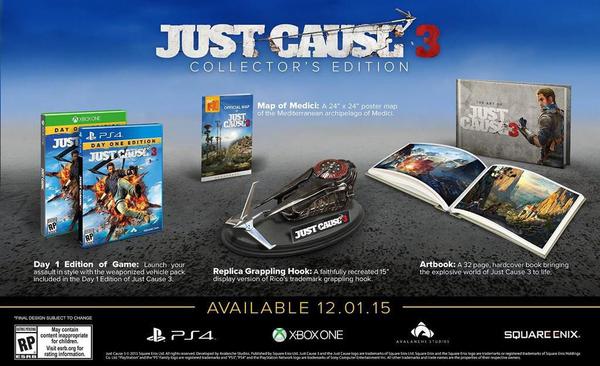Just Cause 3 Collector's Edition - PS4 - Square Enix