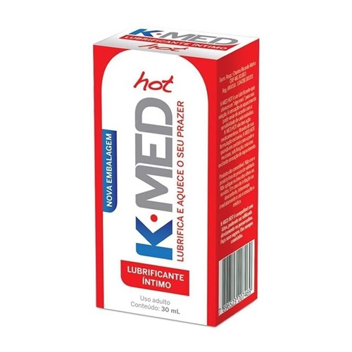 K-Med Hot Lubrificante Cimed 30Ml