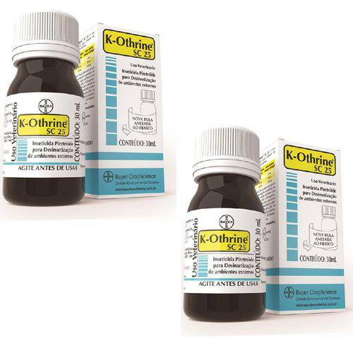 Tudo sobre 'K-Othrine Bayer 25sc - 30 Ml Elimina Insetos Combo 02 Unid'