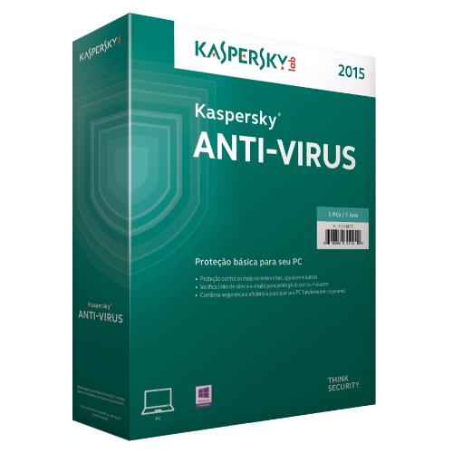 Kaspersky Anti-Virus 2015 (5 Pcs)
