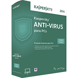 Kaspersky Antivírus 2014 - 10 Usuários