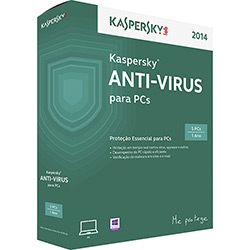 Kaspersky Antivírus 2014 - 5 Usuários