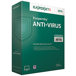 Kaspersky Antivírus - 2015 1 Pç - 1 Ano de Proteção