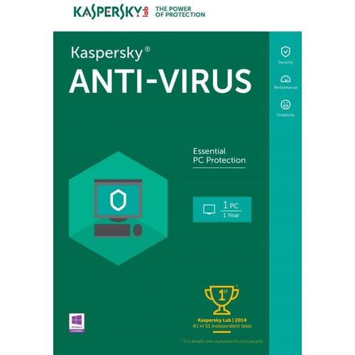 Kaspersky Antivírus 2018 1 PC - Digital para Download