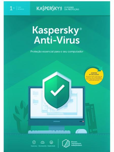 Tudo sobre 'Kaspersky Antivírus 1 Dispositivo 1 Ano Versão 2019'