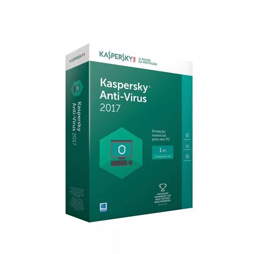Kaspersky Antivirus 1 Usuário 1 Ano 2017