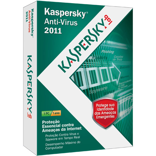 Kaspersky Antivírus 10 Usuários 2011 - Kaspersky Lab