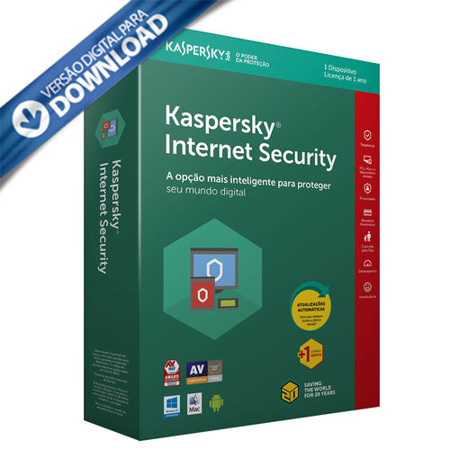 Tudo sobre 'Kaspersky Internet Security 2019- Multidispositivos 1 Disp Download'