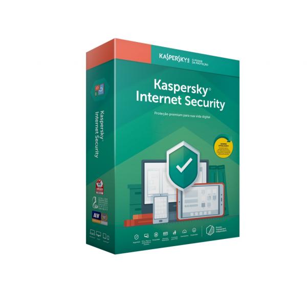 Kaspersky Internet Security 1 Dispositivo 1 Ano Versão 2019