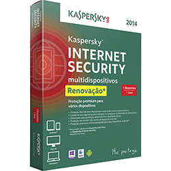 Tudo sobre 'Kaspersky Internet Security Multidispositivos Renovação 2014 - 1 Usuário'